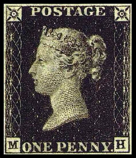 The Penny Black Stamp Went On Sale In Britain It Was Worlds First