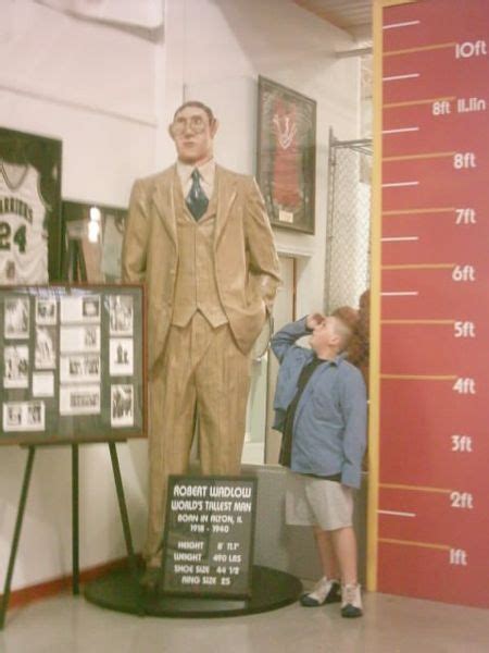 Measuring Ft Inches Robert Pershing Wadlow The Tallest Man In Recorded History Surpassed