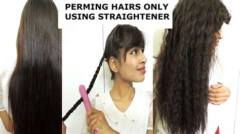 Diy Perm Yours Hairs At Home Only Using Straightener Awesome Hair