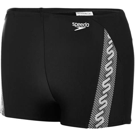 Speedo Boys Kids Monogram Swimming Swim Aquashort Boxer Trunks Shorts