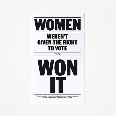 Women’s Right To Vote Poster The New York Times Store