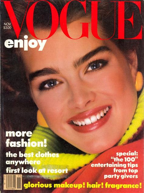 Brooke Shields Throughout The Years In Vogue Brooke Shields Vogue