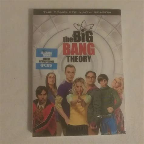 The Big Bang Theory Complete Ninth Season 9 Dvd 3 Disc Set 2016