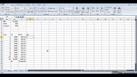 Computing Duration Excel Youtube