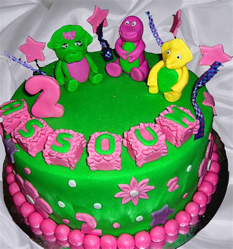 Barney Cakes Decoration Ideas Little Birthday Cakes