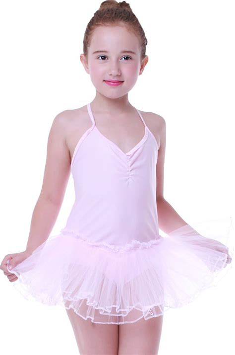 Seawhisper Traje De Ballet Para Niñas 5 A 6 Años Color Rosa