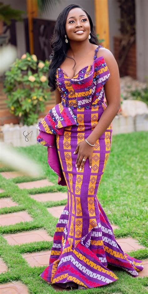 Beautiful Kente Wedding Gowns Kente Dress African Clothing Styles My Xxx Hot Girl
