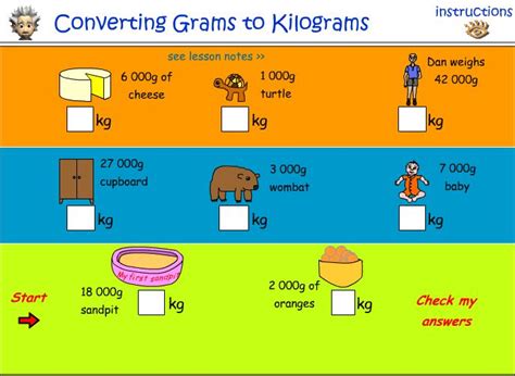 Kilogram To Gram Grams to kilograms | Maths | Pinterest