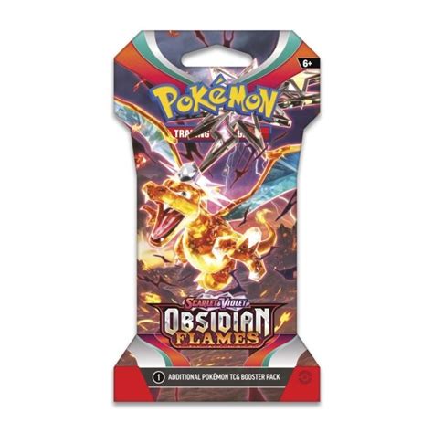 Pokémon Tcg Scarlet And Violet Obsidian Flames Sleeved Booster Pack 10