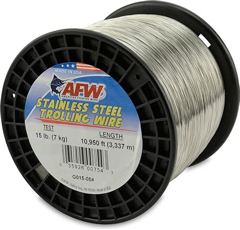 American Fishing Wire Stainless Steel Trolling Wire 15