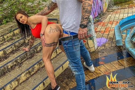 Horny Milf Julia Nant Gets Her Tattooed Ass Jizzed 12 Photos