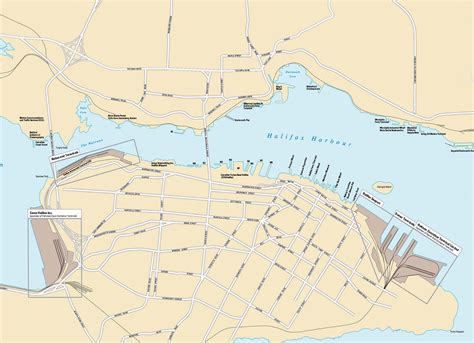 Halifax Port Map