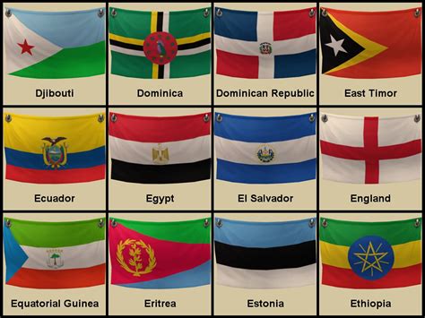 Sims 4 Country Flags
