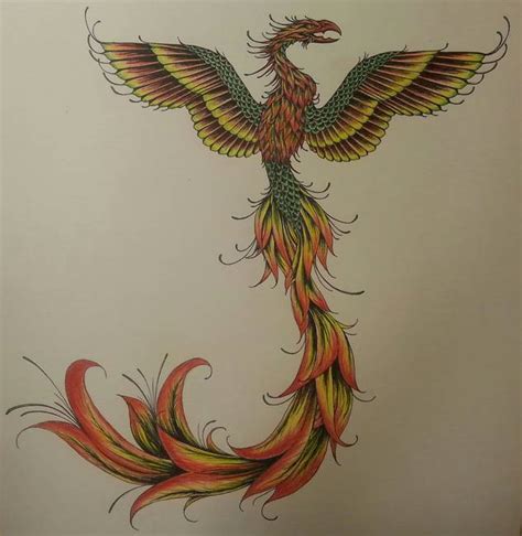 Stunning Phoenix Pencil Drawings And Illustrations For Sale On Fine