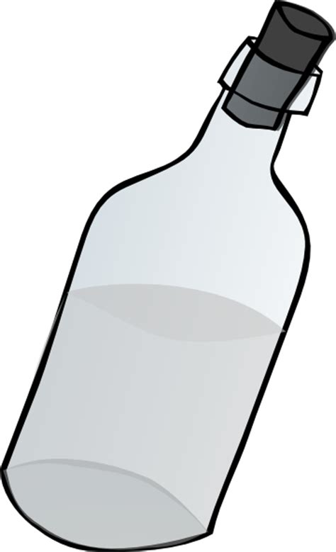 Already 1282 visitors found here solutions for their art work. Glass Bottle Black And White Clip Art at Clker.com ...