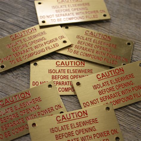 Engraved Brass Label At Best Price In Ahmedabad By Krishna Metal Lables