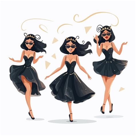 Woman Fancy Dress Vectors And Illustrations For Free Download Freepik