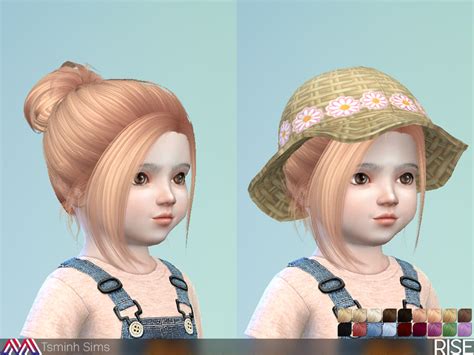 The Sims Resource Rise Hair 34 Toddler