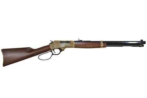 Henry 30 30 Lever Action Rifle With Brass Receiver And Large Loop