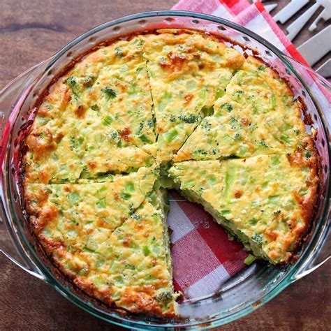 Crustless Broccoli Quiche Healthy Recipes Blog