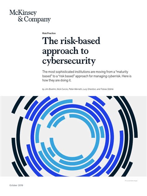 The Risk Based Approach To Cybersecurity Pdf Computer Security
