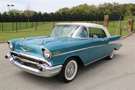 1957 Chevrolet Bel Air Convertible Dual Quad 283 3 Speed For Sale On