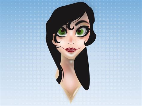 Strange Girl Cartoon Vector Art And Graphics