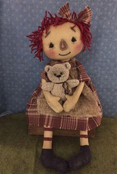 Pin By Andrea Pana On Muñecas Homemade Dolls Raggedy Doll Primitive