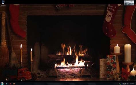 Animated Christmas Fireplace Background Fireplace World