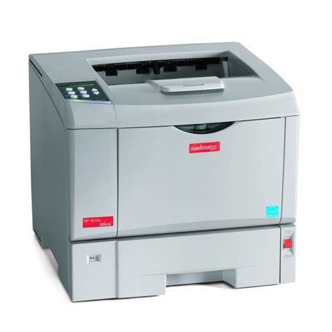 The ricoh aficio sp 4210n gives large offices an advantage. NASHUATEC AFICIO SP 4210N - laser printer - cartridges ...