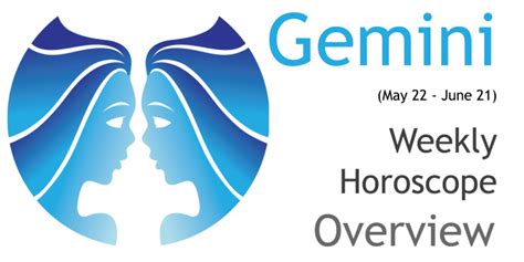 Weekly Horoscope For Gemini