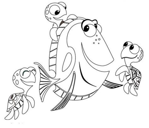 Finding nemo coloring pages for kids. finding nemo coloing pages | Minister Coloring
