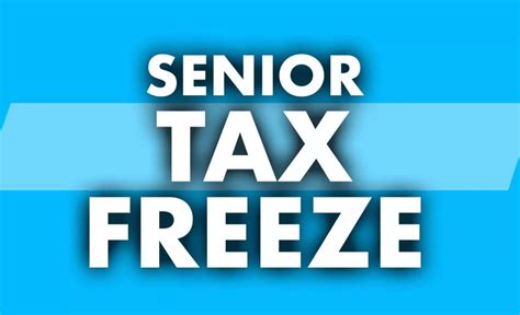 Tax Department Provides Qualification Info For Senior Tax Freeze Program Tapinto