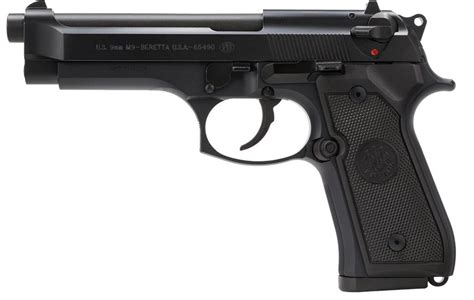Beretta Usa J92m9a0m M9 9mm Luger 490 151 Black Bruniton Steel Slide