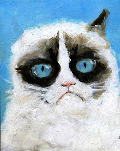 Grumpy Cat By Jason Edward Davis Grumpy Cat Art Crazy Cats Grumpy Cat