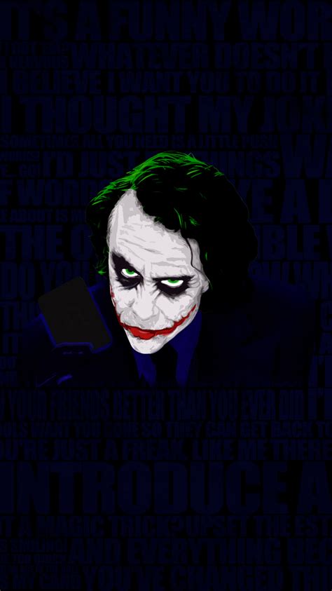 Mobile Wallpaper Joker Heath Ledger By Enihal On Deviantart