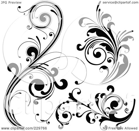 Royalty Free Rf Clipart Illustration Of A Digital Collage Of Black