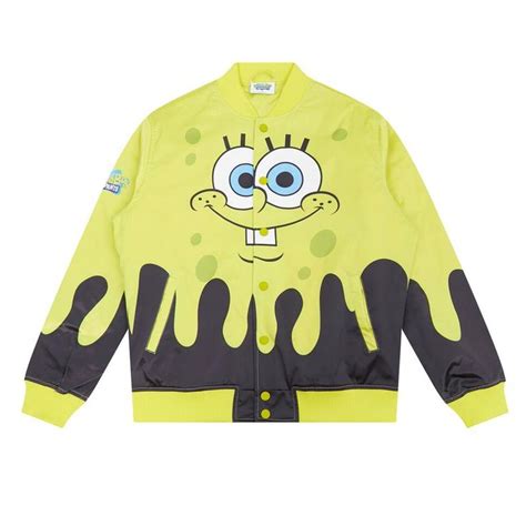Freeze Max Mens 90s Nickelodeon Spongebob Squarepants Drip Satin