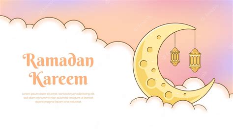 Premium Vector Gradient Ramadan Background
