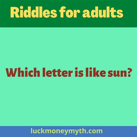 69 Best Riddles For Adults With Answers Hard Brain Teasers
