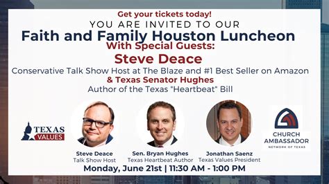 Conservative Talk Show Host And Bestselling Author Steve Deace To
