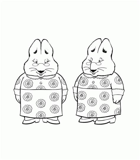 Max And Ruby Coloring Pages Free Coloring Pages