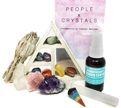 16 Pcs Chakra Crystal Healing Kit Lot Of Chakra Tumbles Amethyst