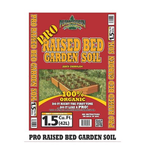 Raised bed gardening is an excellent way to garden in a small space. Permagreen PRO 1.5 cu. ft. Raised Bed Garden Soil-ProGS ...