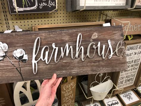 Farmhouse Wall Decor Starting At 479 At Hobby Lobby Hip2save