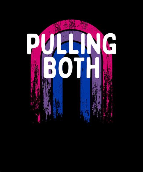 Pulling Both Bisexual Lgbtq Bi Pride Couples Funny Digital Art By Maximus Designs Fine Art America