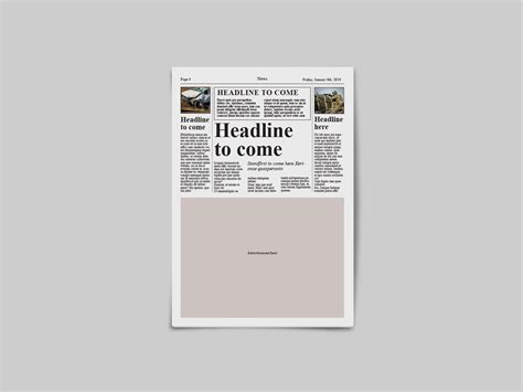 We distribute over 490 000 newspapers weekly, with a total readership of over 2 million. Tabloid Newspaper Template By Dene Studios | TheHungryJPEG.com