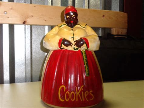 Vintage 1940s 50s Authentic Mccoy Aunt Jemima Mammy Cookie Jar Black