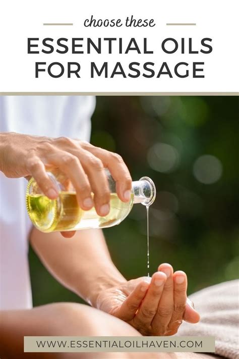 The 5 Best Essential Oils For Massage Therapy And How To Use Them In 2022 Essential Oils For