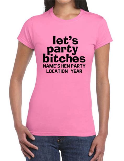 Hen T Shirts Lets Party